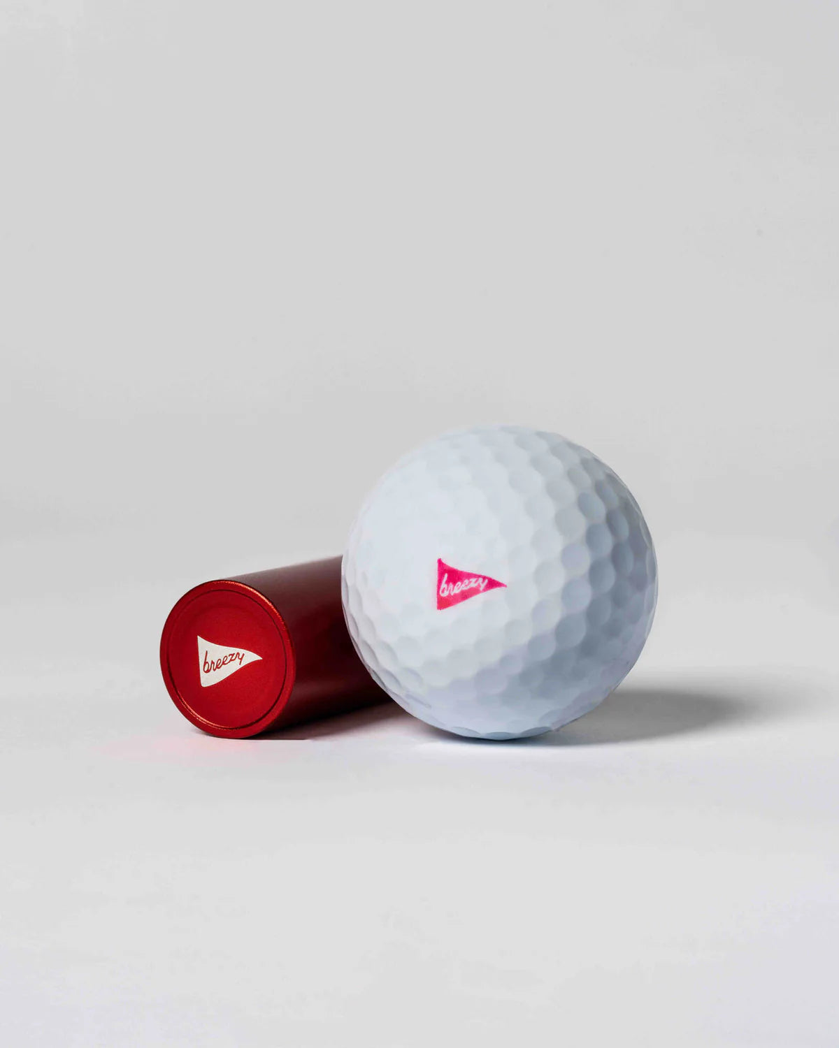 Breezy Golf Ball Stamp Red
