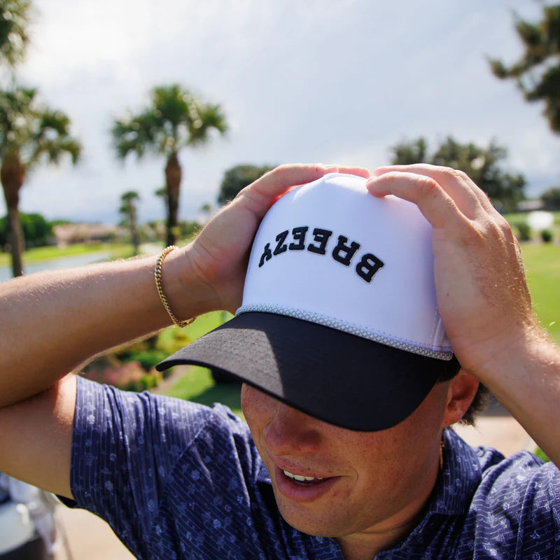 Flipped Breezy Rope Hat Black