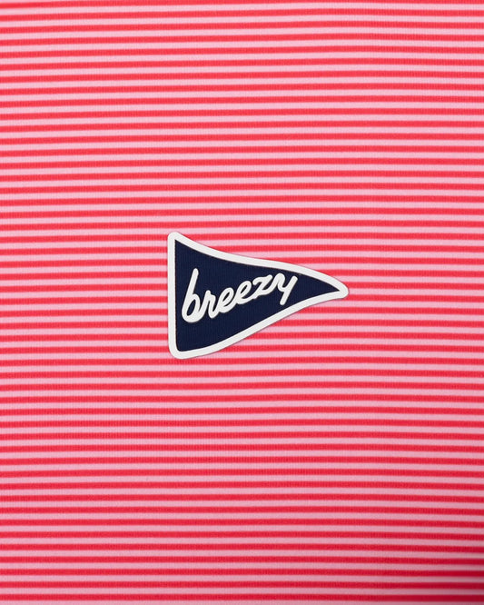 The Red & Pink Stripe Polo