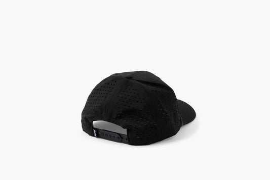 Have A Day Perforated Patch Hat - Black