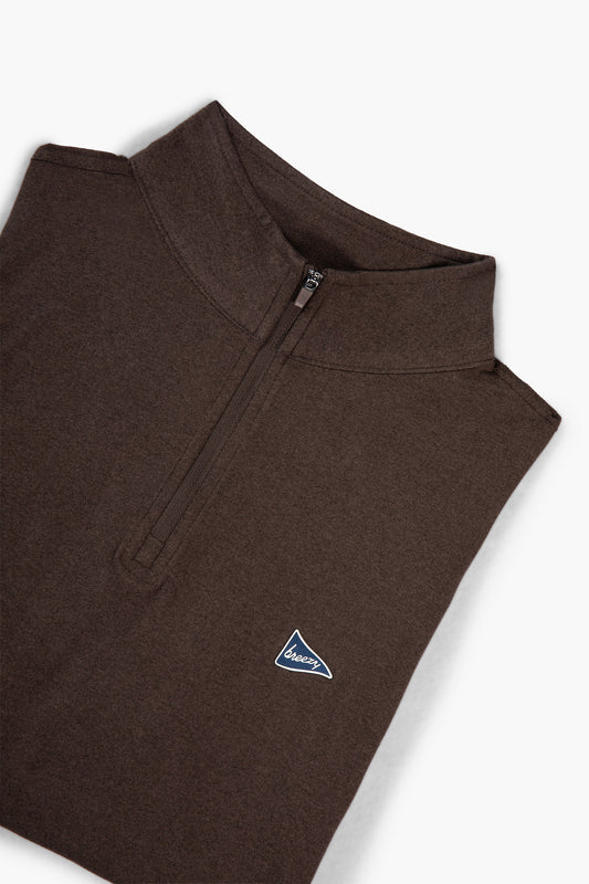 The Gimme Quarter-Zip - Espresso