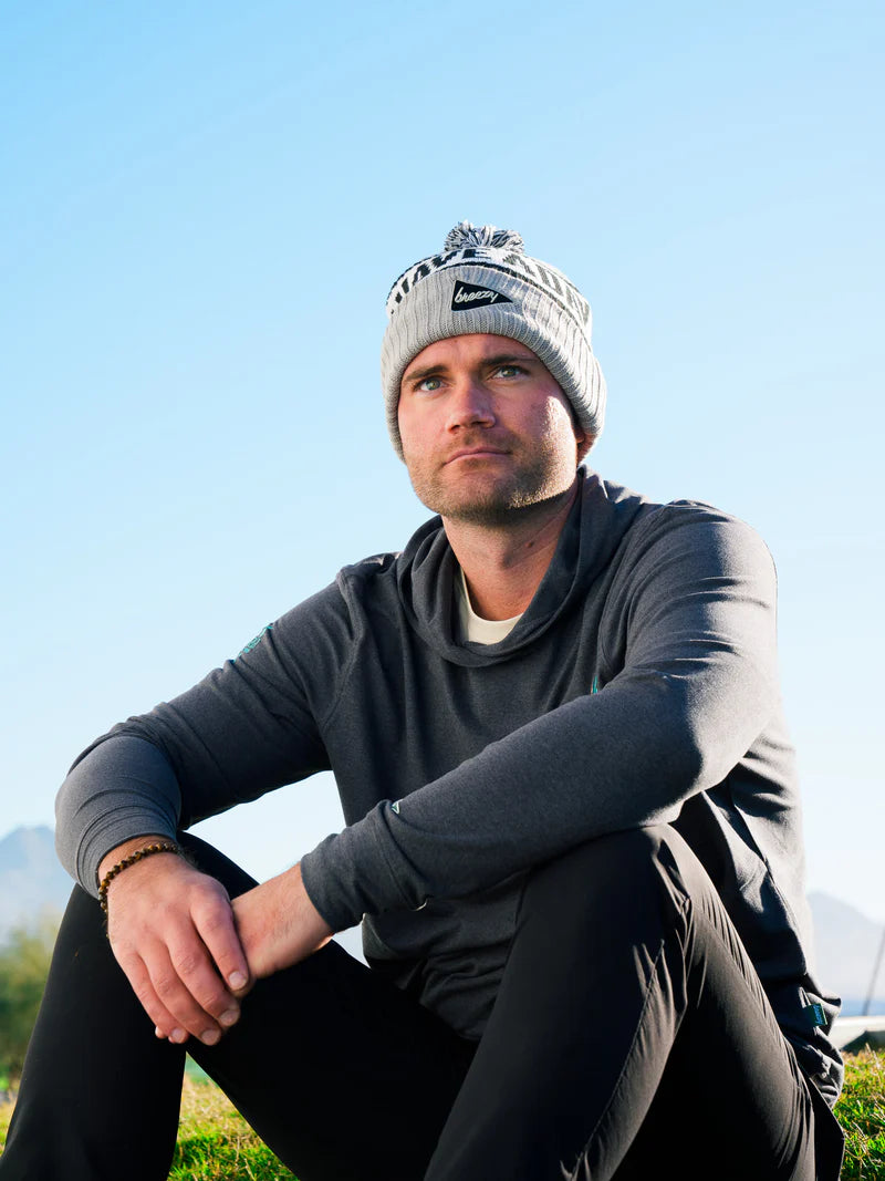 Have A Day Knit Beanie Grey