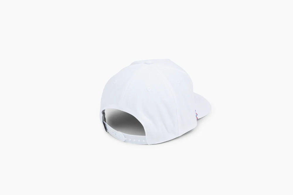 Have a Day White Summer Rope Hat