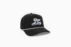 Have a Day Black & White Rope Hat