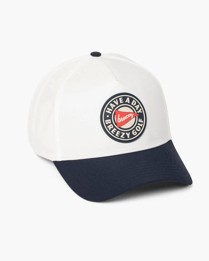 Hero Logo Navy & Red Contrast Hat
