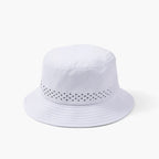 Have A Day White Perforated Bucket Hat