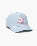 Have A Day Rope Hat Light Blue / Pink