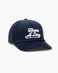 Have A Day Cord Hat Navy