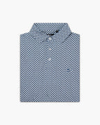 The Diamond Plated Polo Navy