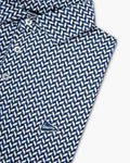 The Diamond Plated Polo Navy
