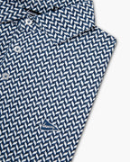 The Diamond Plated Polo Navy
