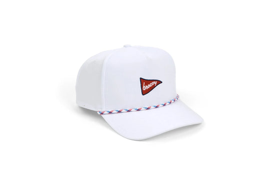 Breezy Flag White Rope Hat
