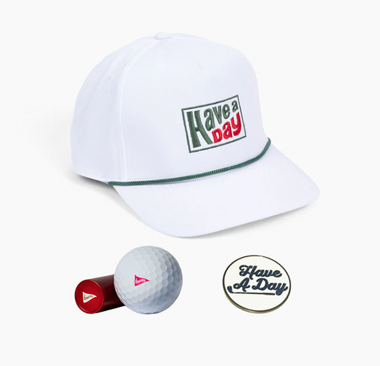 Have A Day Retro Rope Hat Gift Bundle