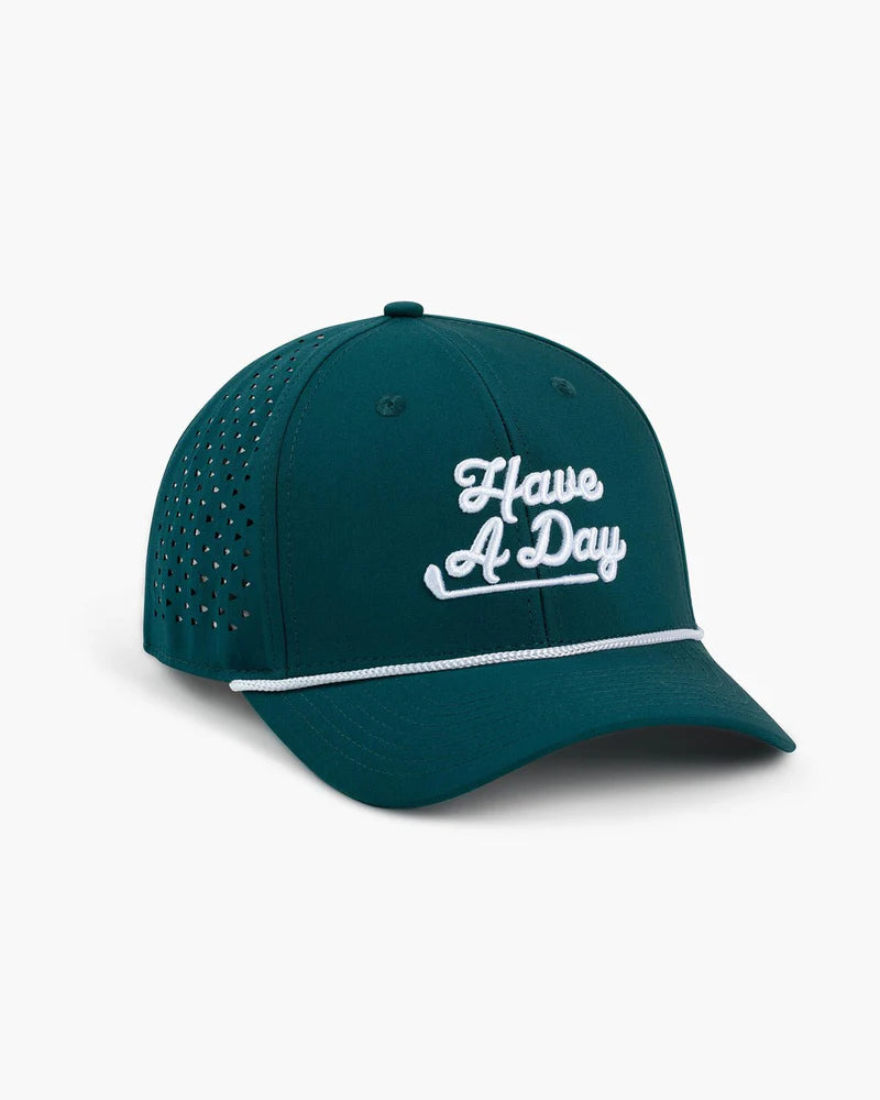 Have A Day Verdant Green Perforated Performance Hat