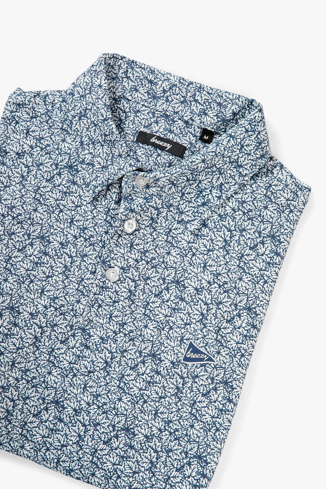 The Raking Leaves Navy Polo