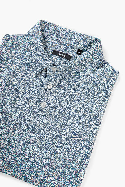 The Raking Leaves Navy Polo