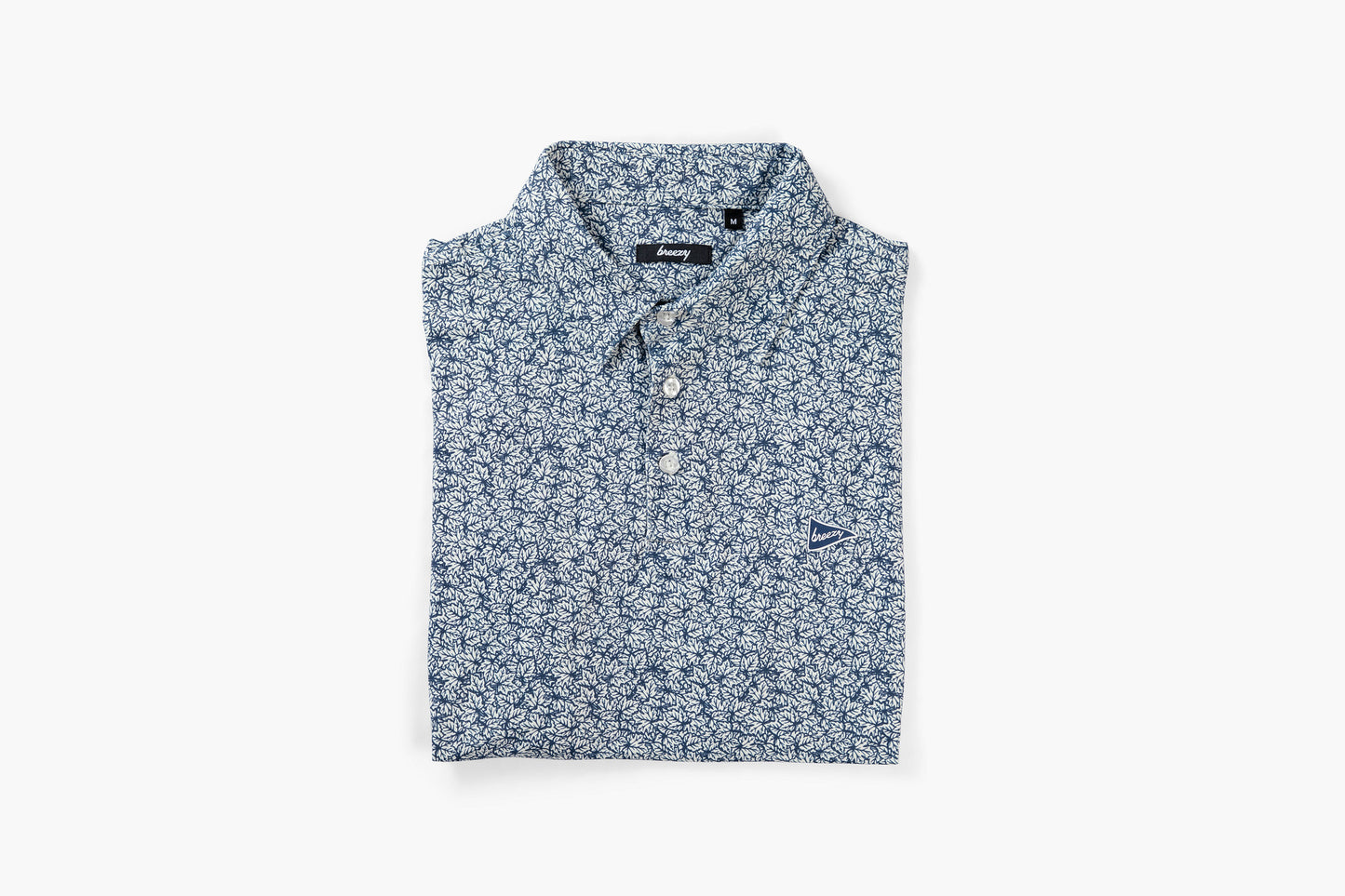 The Raking Leaves Navy Polo