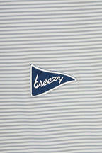 The Striped Polo - Grey & Dark Grey