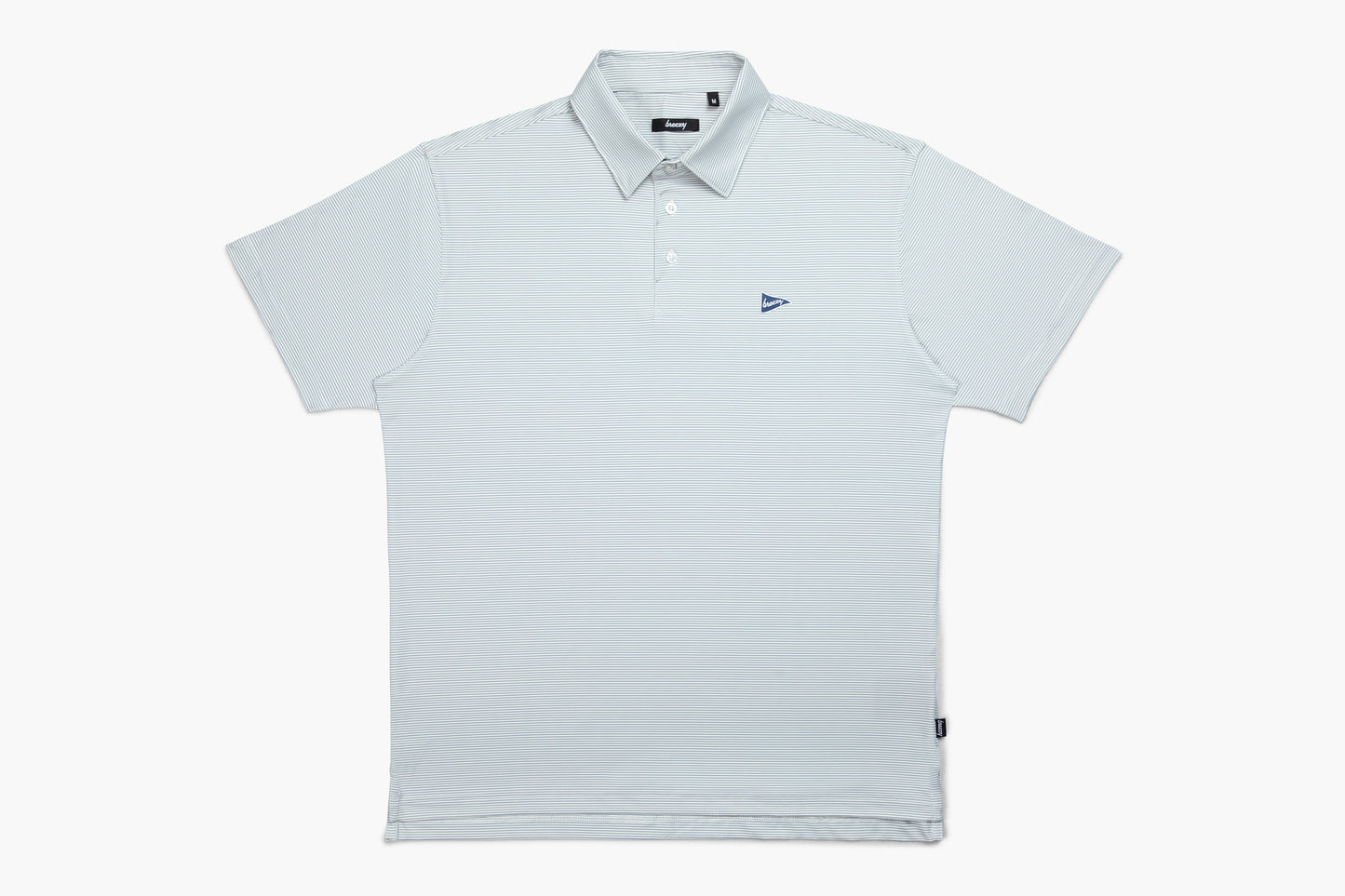 The Striped Polo - Grey & Dark Grey