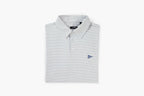 The Striped Polo - Grey & Dark Grey