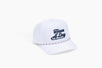 Have a Day White Summer Rope Hat