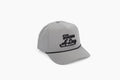 Have a Day Gray Rope Hat